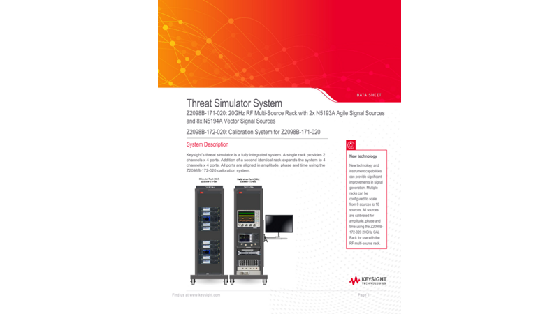 Threat Simulator System Z2098B